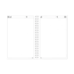 Kalendorius - užrašinė TIMER, su spirale, A5, be datų, 224 lapai, taškeliais, kartoniniu viršeliu, rožinė