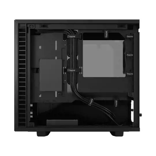 Fractal Design Define 7 Nano Black TG Light Tint, Mini ITX, Mini-DTX, maitinimo šaltinis pridedamas Ne