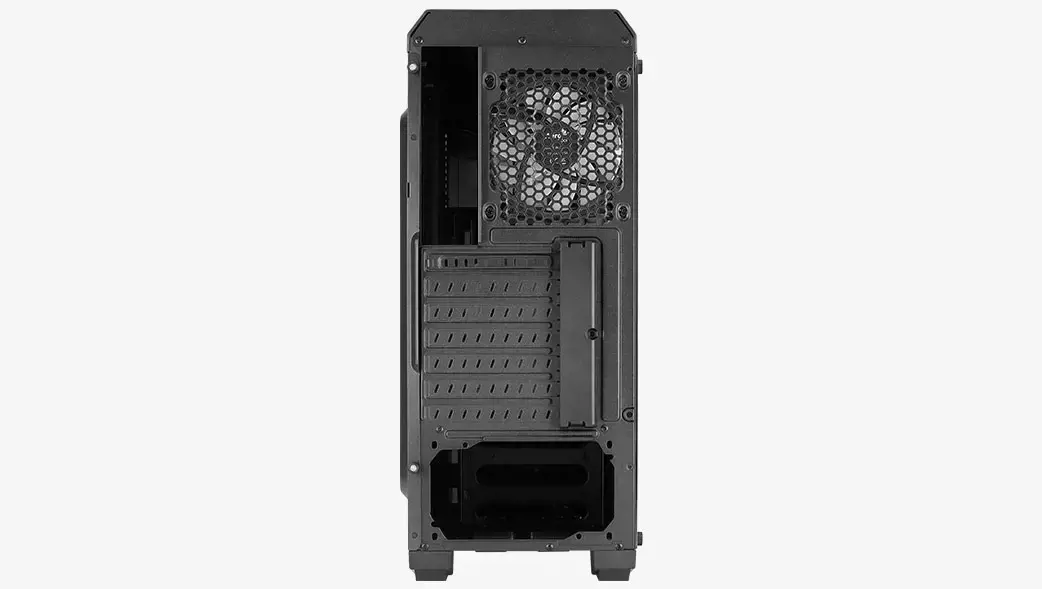 "Aerocool Skyline ARGB", asmeninis kompiuteris, juodas, ATX, micro ATX, Mini-ITX, ABS, SPCC, 15,5 cm, 38 cm