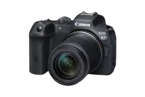 "Canon EOS R7" + RF-S 18-150 mm IS STM, 32,5 MP, 6960 x 4640 taškų, CMOS, 4K Ultra HD, jutiklinis ekranas, juoda