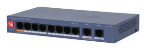 Switch DAHUA DH-CS4010-8ET2GT-60 Switch layer L2 8xRJ-45 ports RJ-45 Ports Type Fast Ethernet (10/1…