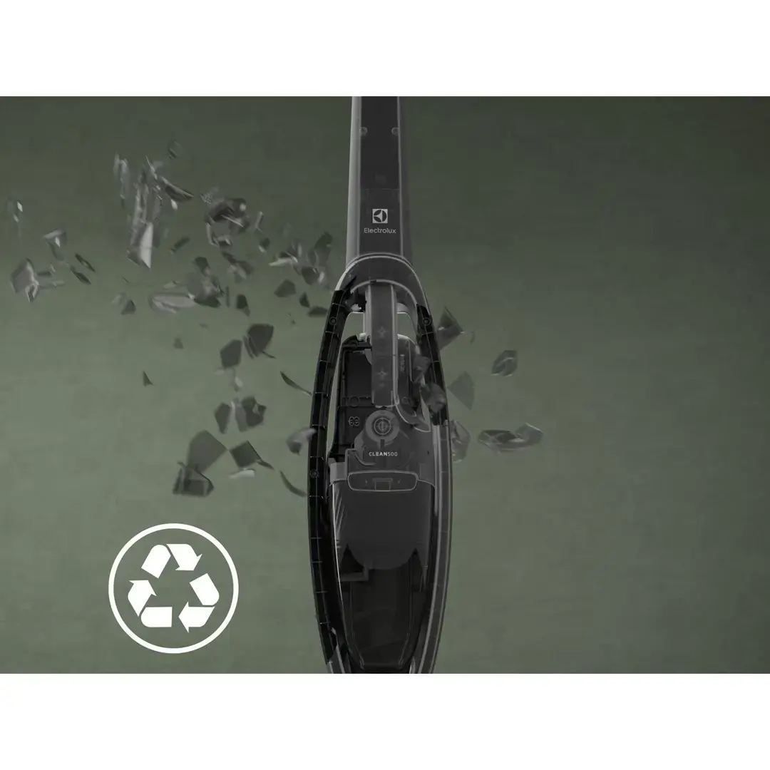 Electrolux ES52CB21DB Stick vacuum Battery Dry Cyclonic, Foam, Post motor filter Bagless 0.5 L 29 W Blue 2 Ah