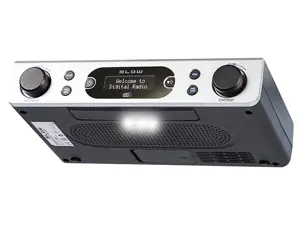 Nešiojamasis FM/DAB+ RK2 virtuvinis radijas, juodas