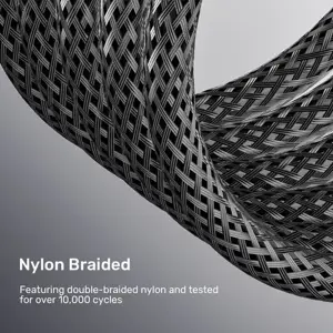 UNITEK 8K Braided Nylon 2M HDMI cable HDMI Type A (Standard) Grey