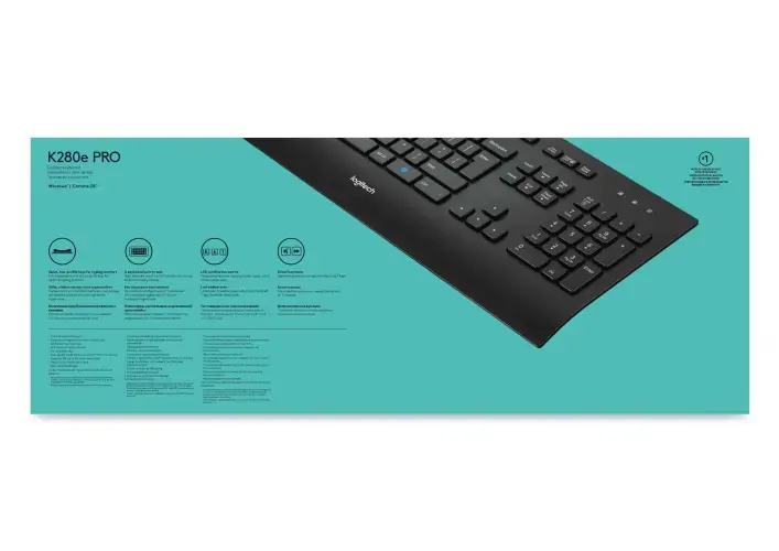 LOGITECH laidinė klaviatūra K280e INT