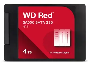 SSD diskas WESTERN DIGITAL Red SA500 4 TB, 2,5", Serial ATA III