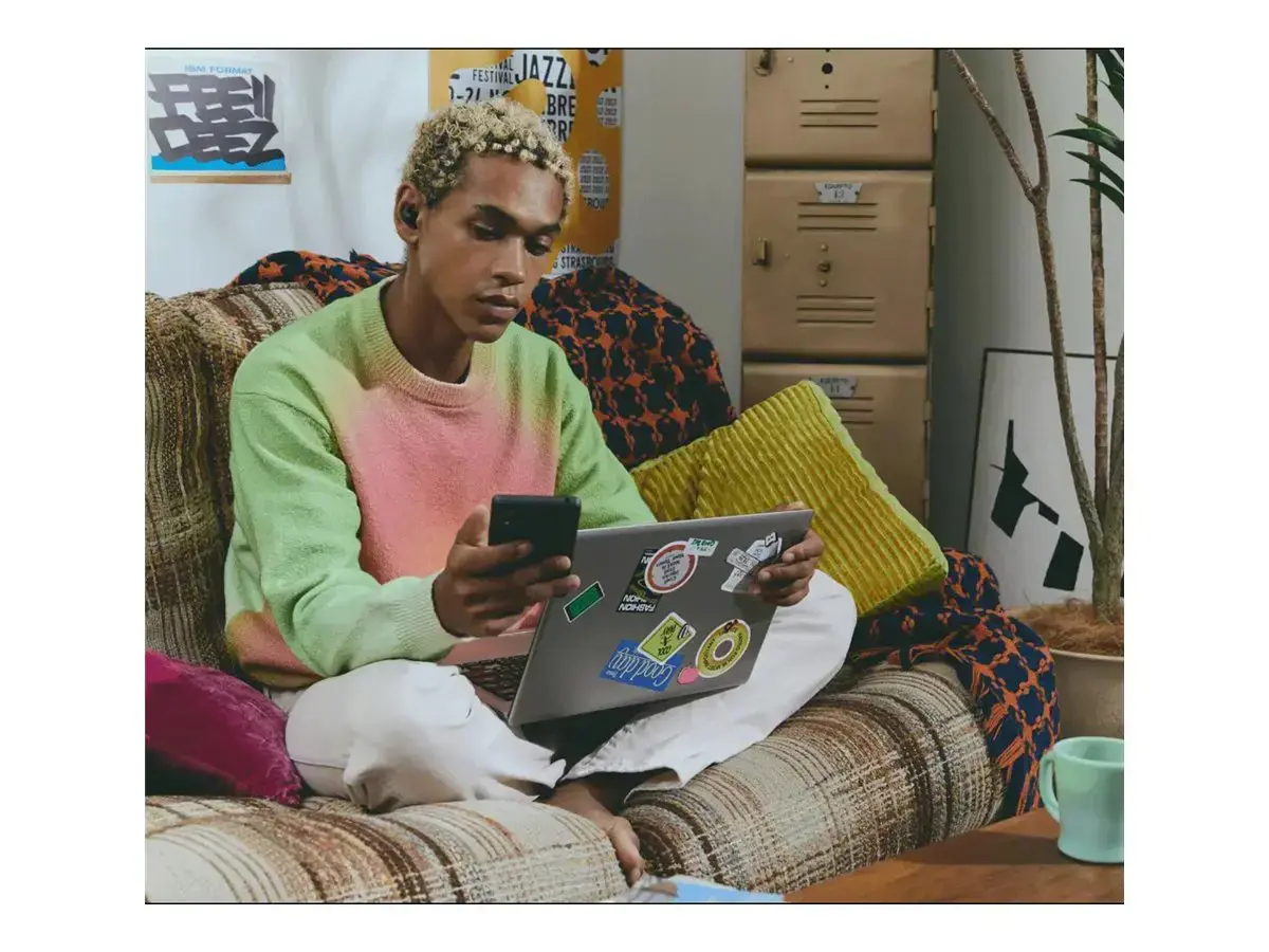 Sony wireless earbuds LinkBuds Fit WF-LS910, black