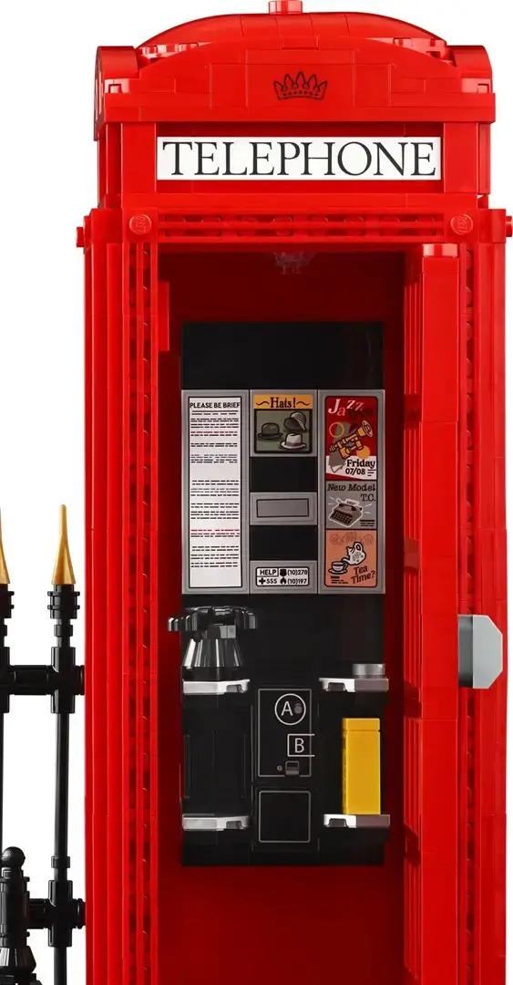 LEGO IDEAS 21347 Red London Telephone Box