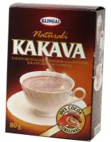 Natūrali kakava KLINGAI, 80 g