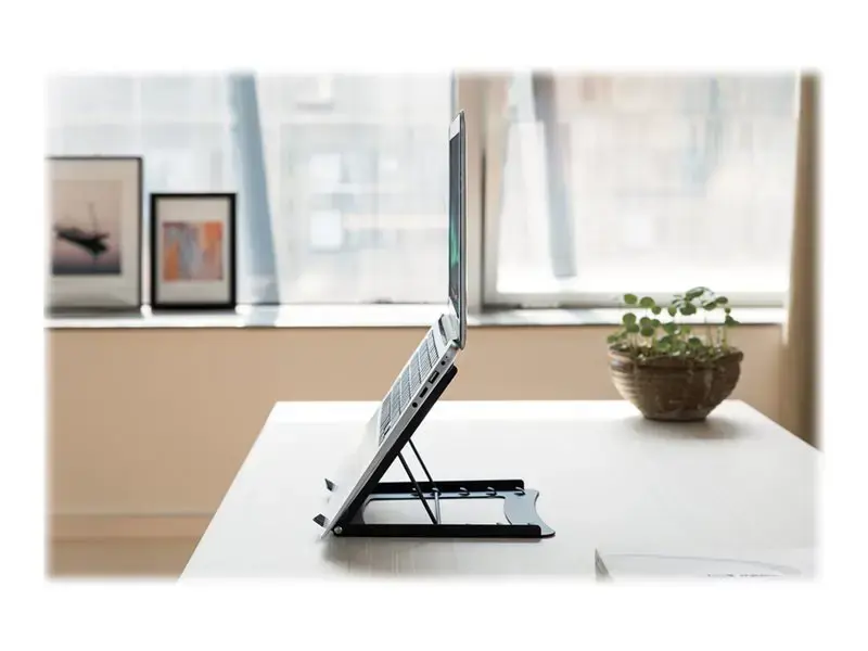 DIGITUS DA-90368 DIGITUS sulankstomas plieninis nešiojamojo kompiuterio / planšetinio kompiuterio nuo 10 iki 15 Reguliuojamas juodos spalvos stovas