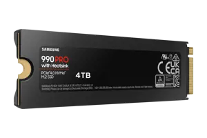 SSD diskas Samsung 990 PRO with Heatsink 4 TB, M.2, PCI Express 4.0