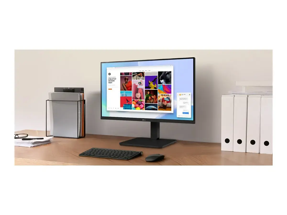 LG DESKTOP MONITOR 24BA450, 24", FHD, IPS, SPEAKER, HAS