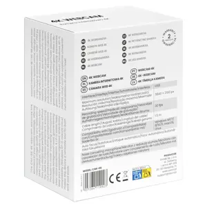 Savio CAK-06 webcam 3840 x 2160 pixels USB Black