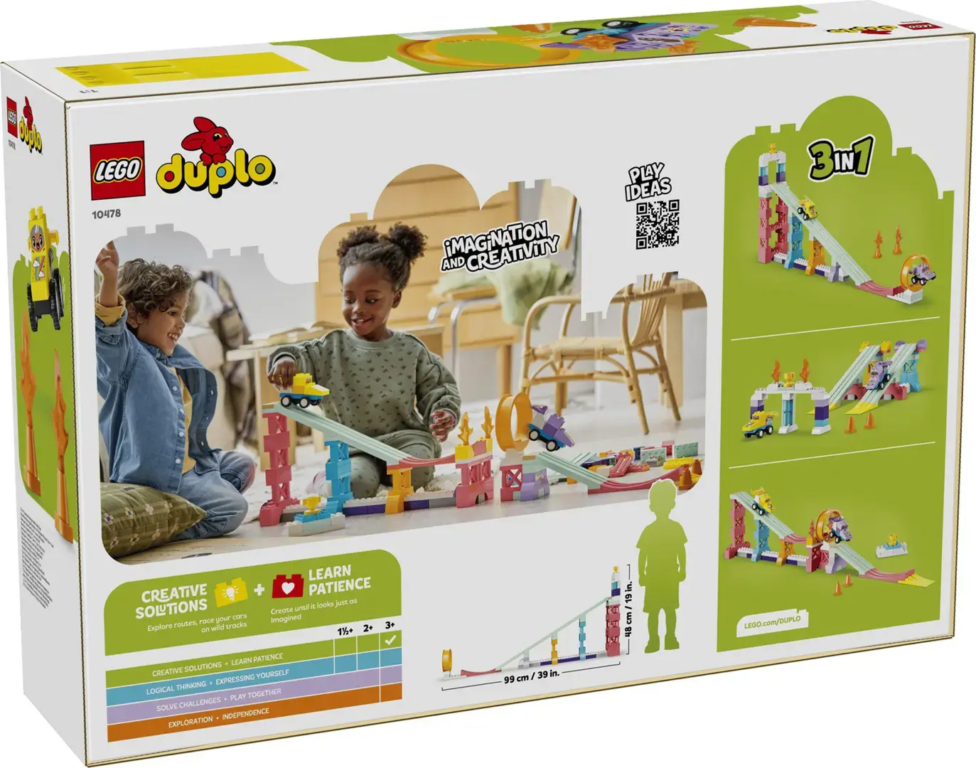 LEGO DUPLO 10478 3 in 1 Creative Ramps with Vehicles