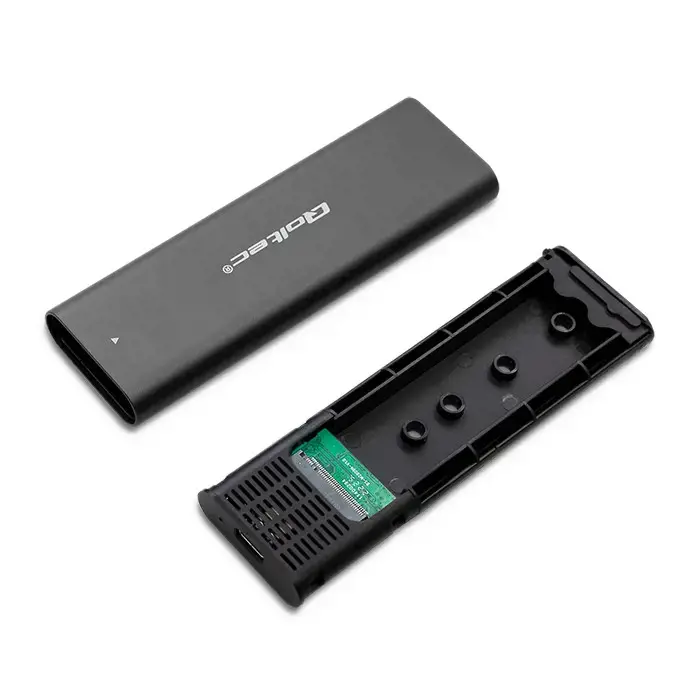 QOLTEC 50312 M.2 SATA SSD / NVME / C tipo USB korpusas