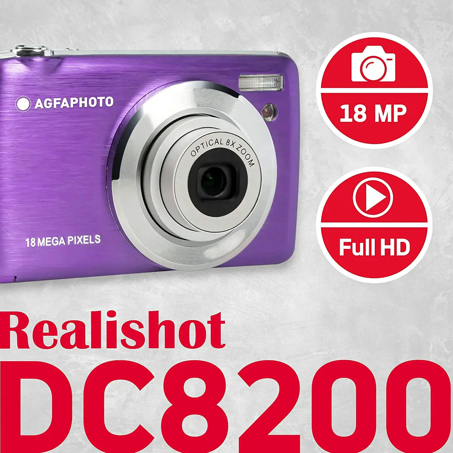 AgfaPhoto DC8200 purpurinės spalvos