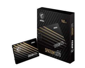 SSD diskas MSI SPATIUM S270 960 GB, 2,5", Serial ATA III
