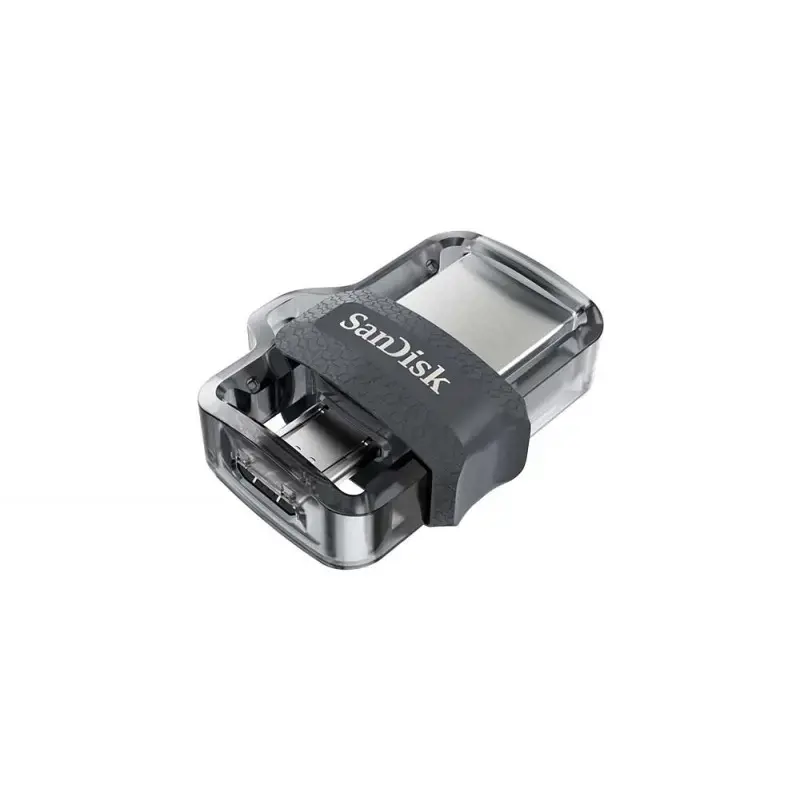 "SanDisk Ultra Dual Drive m3.0" 32 GB pilkos ir sidabrinės spalvos; EAN: 619659149598