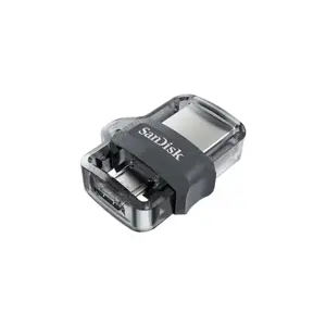 "SanDisk Ultra Dual Drive m3.0" 32 GB pilkos ir sidabrinės spalvos; EAN: 619659149598