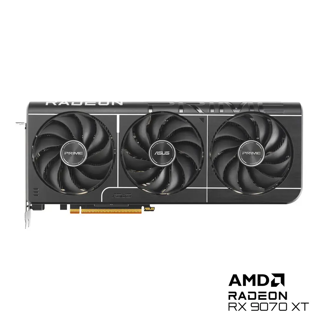 Vaizdo plokštė ASUS Radeon RX 9070 XT 16 GB, GDDR6, PRIME-RX9070XT-O16G