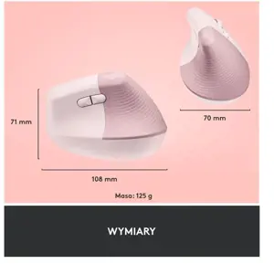 "LOGITECH LIFT" - ROŽINĖ/TAMSIAI ROŽINĖ - EMEA