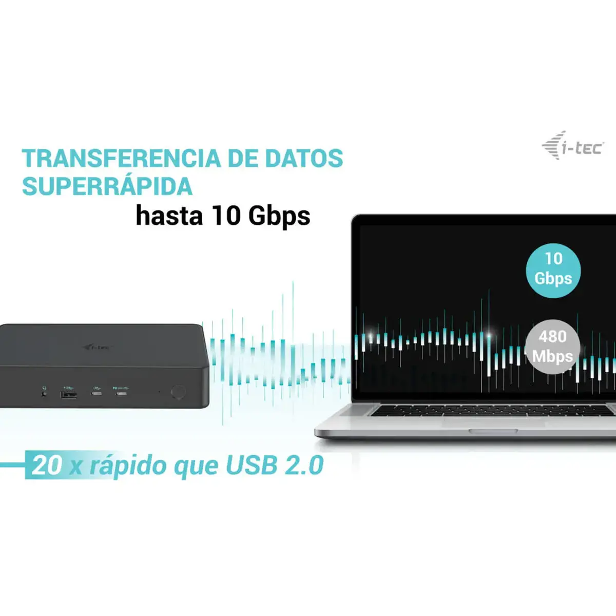 USB 3.0 / USB-C / "Thunderbolt 3" profesionali dvigubo 4K ekrano 2 kartos dokų stotelė + 100 W maitinimo šaltinis