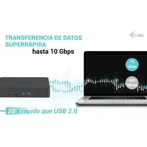 USB 3.0 / USB-C / "Thunderbolt 3" profesionali dvigubo 4K ekrano 2 kartos dokų stotelė + 100 W maitinimo šaltinis