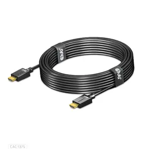 CLUB3D Ultra High Speed HDMI™ Certified Cable 4K120Hz 8K60Hz 48Gbps M/M 5m/16.4ft, 5 m, HDMI Type A (Standard), HDMI Type A (Standard), 48 Gbit/s, Audio Return Channel (ARC), Black