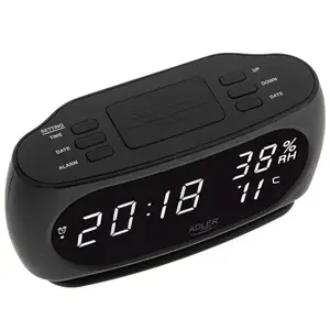 Adler AD 1186 LED clock with thermometer