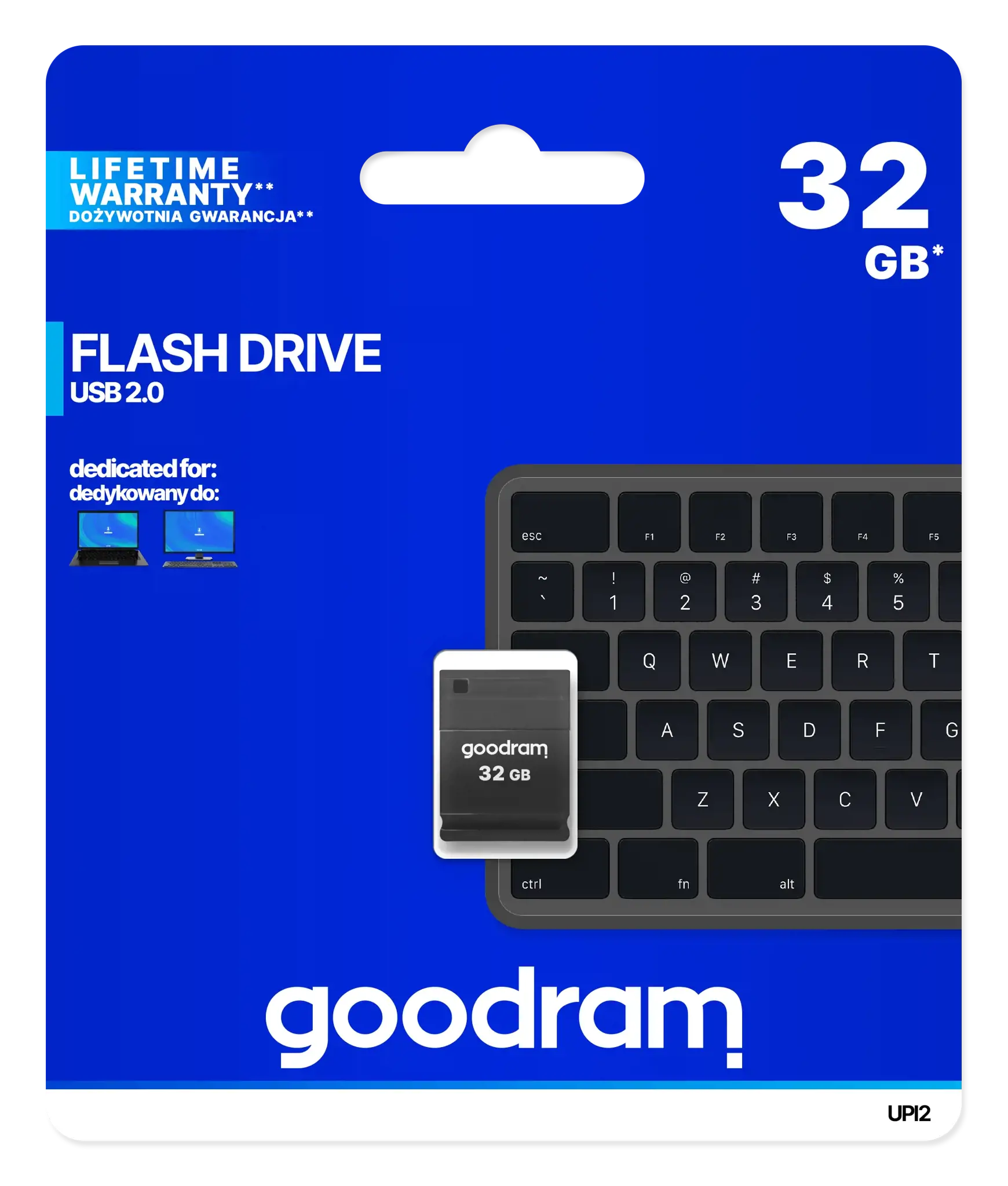 GOODRAM UPI2-0320K0R11 GOODRAM atmintinė USB UPI2 32GB USB 2.0 juoda