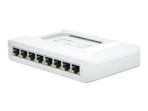 UBIQUITI UniFi Switch Lite 8 Gigabit RJ45 prievadai, įskaitant 4x 802.3at PoE+