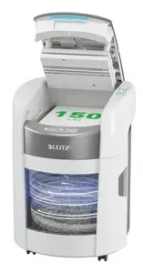 Leitz IQ Optimax AutoFeed 150 Shredder, P5, 150 sheets, 15 l
