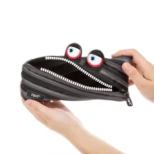 Penalas-pieštukinė ZIPIT Wildlings Pouch, ZTM-WD-BG, juoda