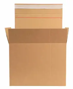 Pakavimo dėžė su lipnia juostele, 380x285x285/245/205mm