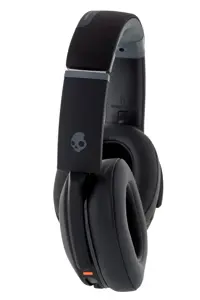 "Skullcandy" belaidės ausinės "Crusher Evo" su ausinėmis, galvos juosta, mikrofonu, tikra juoda spalva