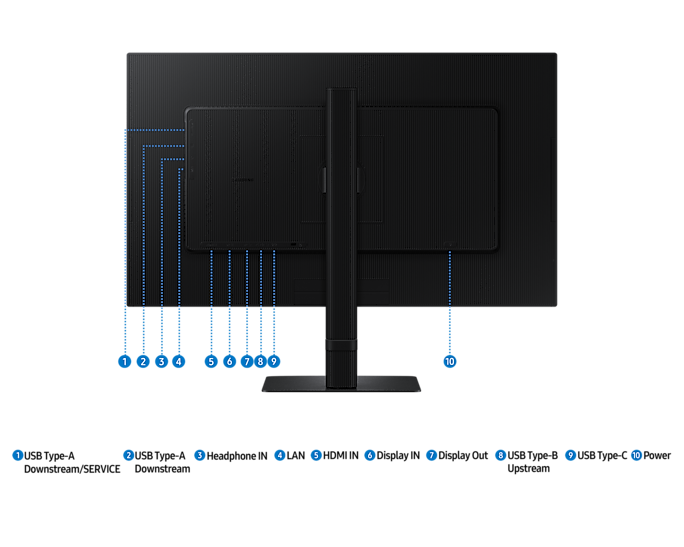 Samsung S60UD, 68.6 cm (27"), 2560 x 1440 pixels, Quad HD, LCD, 5 ms, Black