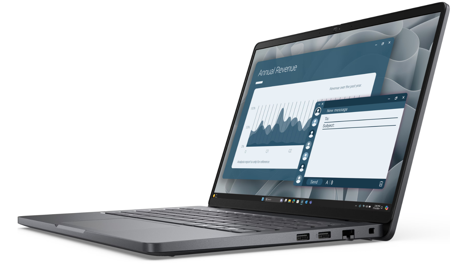 Nešiojamas kompiuteris Dell Pro PC14255, 210, 512 GB, 14 Coliai, Windows 11 Pro