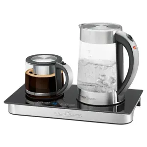 "ProfiCook PC-TKS 1056" elektrinis virdulys 1,7 l, juodas, nerūdijantis plienas, skaidrus