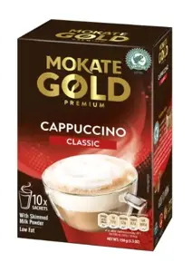 Kavos gėrimas MOKATE Gold Premium Cappuccino Classic, 10 x 14g