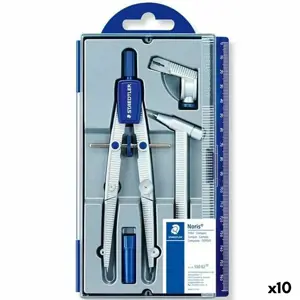 Kompasas Staedtler 550 4 dalių pilkos spalvos (10 vienetų)