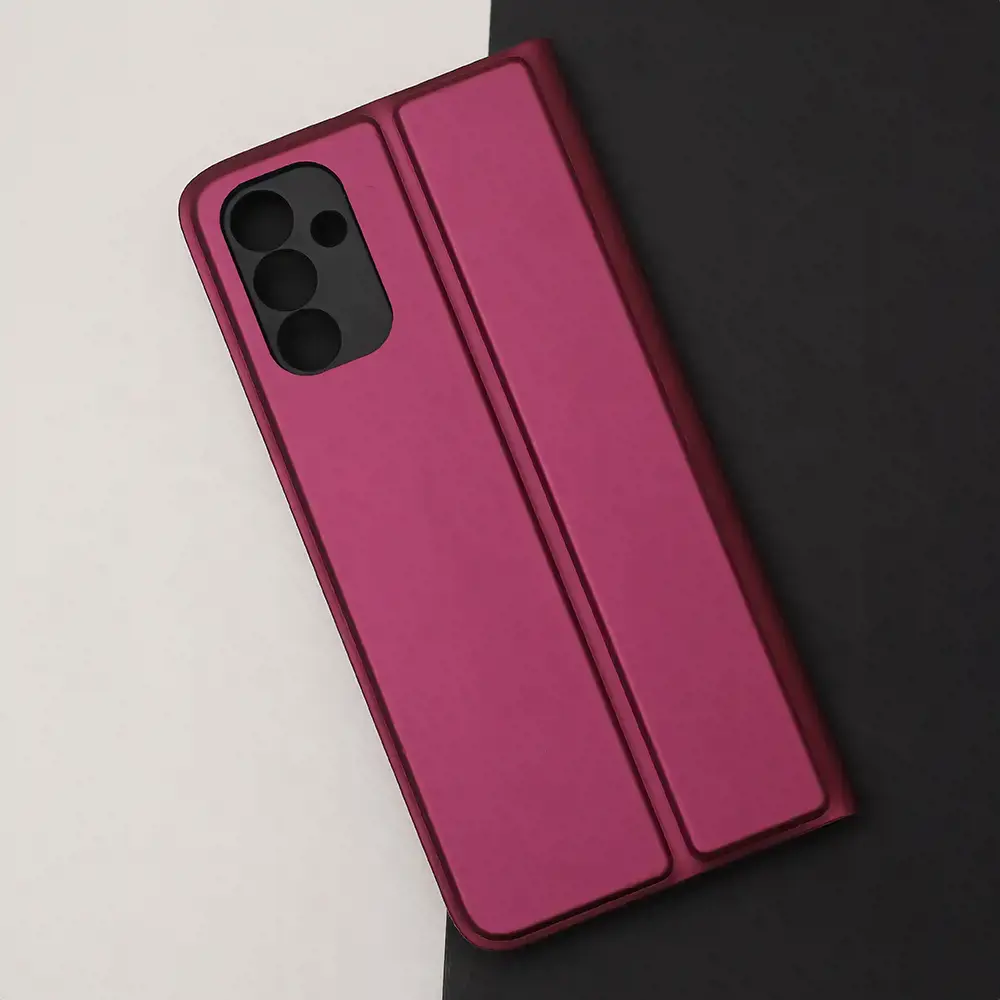 Išmanusis minkštas dėklas Motorola Moto G53 burgundy