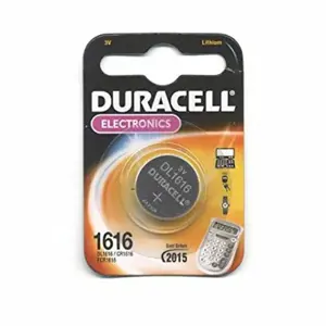 Duracell CR1616 3V, Vienkartinė baterija, CR1616, ličio, 3 V, 1 vnt., mygtukinė/monetinė
