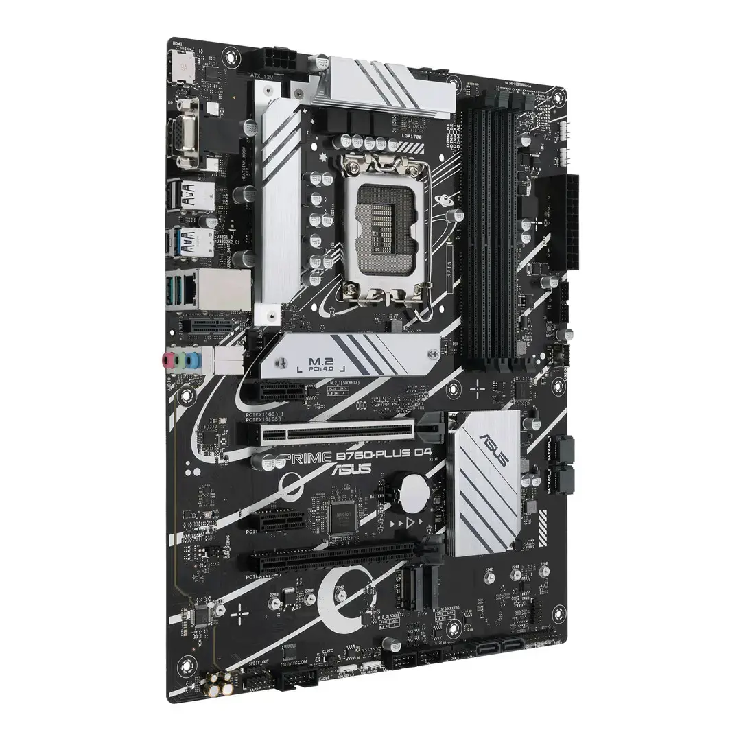ASUS PRIME B760-PLUS D4, "Intel", LGA 1700, "Intel® Celeron®", "Intel® Core™ i3", "Intel® Core™ i3", "Intel® Core™ i5", "Intel® Core™ i7", "Intel® Core™ i9",..., LGA 1700, DDR4-SDRAM, 128 GB
