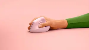 Ergonominė optinė pelė "Logitech Lift Pink Rose