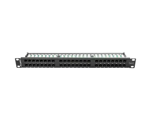 LANBERG PPU6-1048-B Lanberg jungiamoji panelė 48 prievadų 1U, kat. 6, juoda