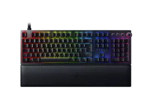 "Razer Huntsman V2", optinė žaidimų klaviatūra, RGB LED apšvietimas, šiaurietiška, juoda, laidinė