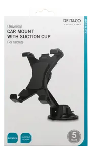 Mašininis planšetės laikiklis DELTACO 120-190mm, juodas / ARM-C100