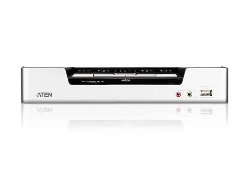 ATEN CS1794-AT-G ATEN CS1794 4-Port HDMI USB 2.0 KVMP Switch, 4x HDMI Cables, 2-port Hub,HD Audio