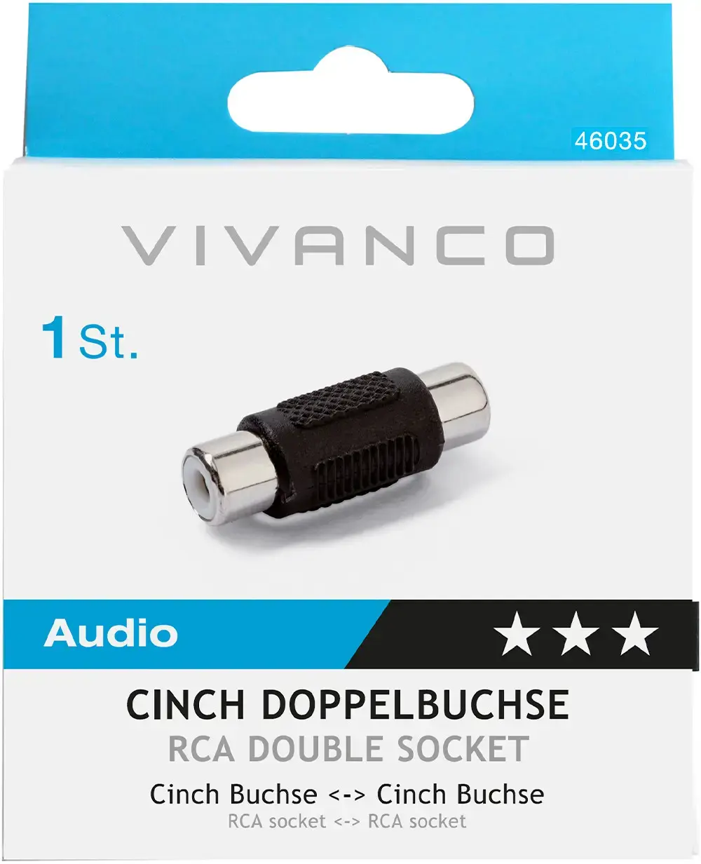 Vivanco audio adapter RCA - RCA