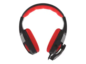 NATEC NSG-1437 GENESIS GENESIS Žaidimų ausinės ARGON 110 Stereo Black-Red